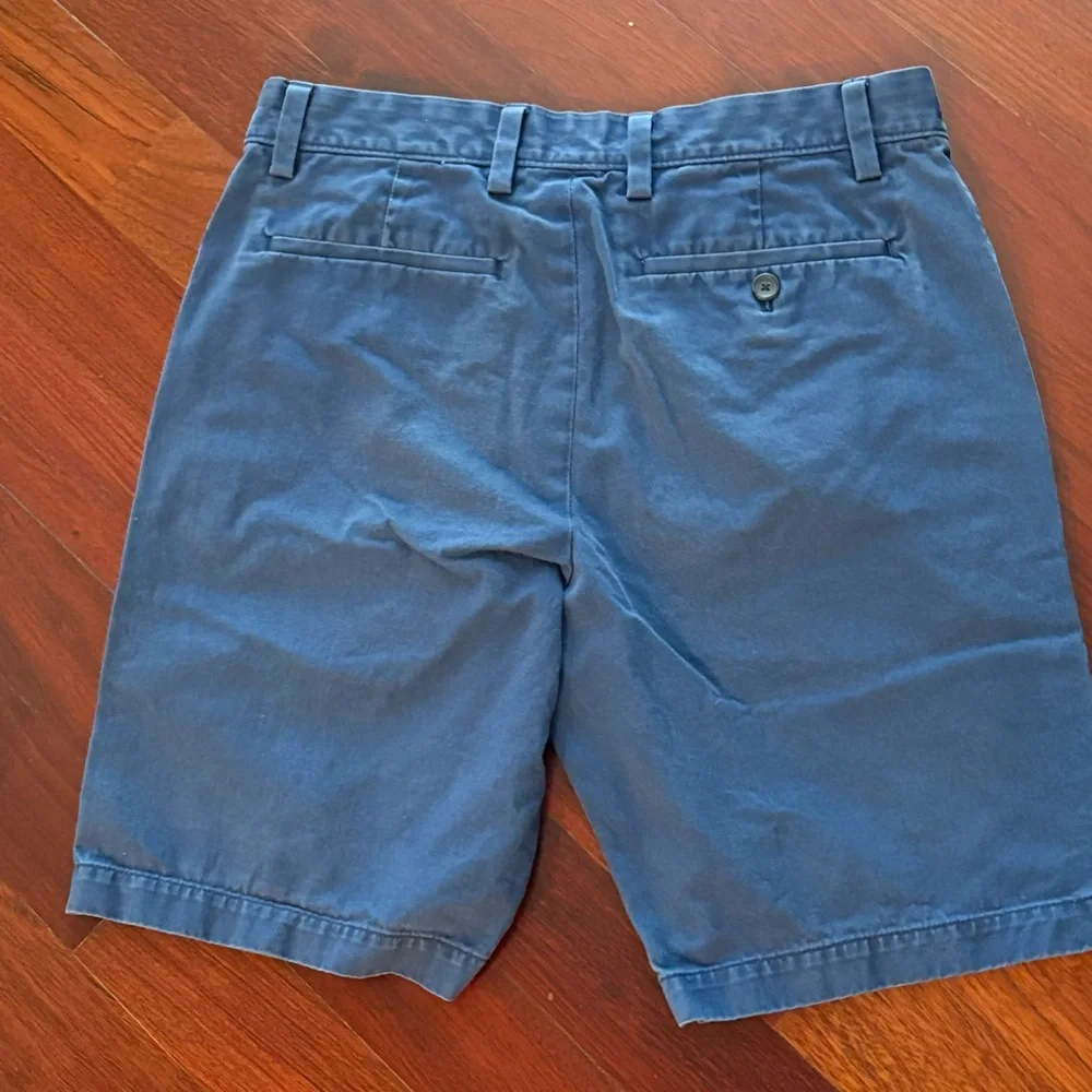 Banana Republic Deck Shorts Men’s Blue Button Front Casual Summer Golf Size 30